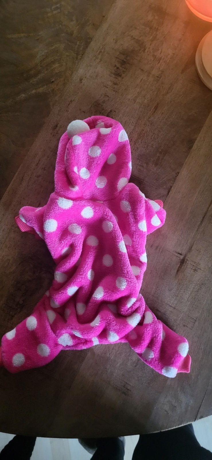 onesie klein hondje tot 4 kilo, Dieren en Toebehoren, Ophalen of Verzenden, Zo goed als nieuw, Hondenpyjama, XS