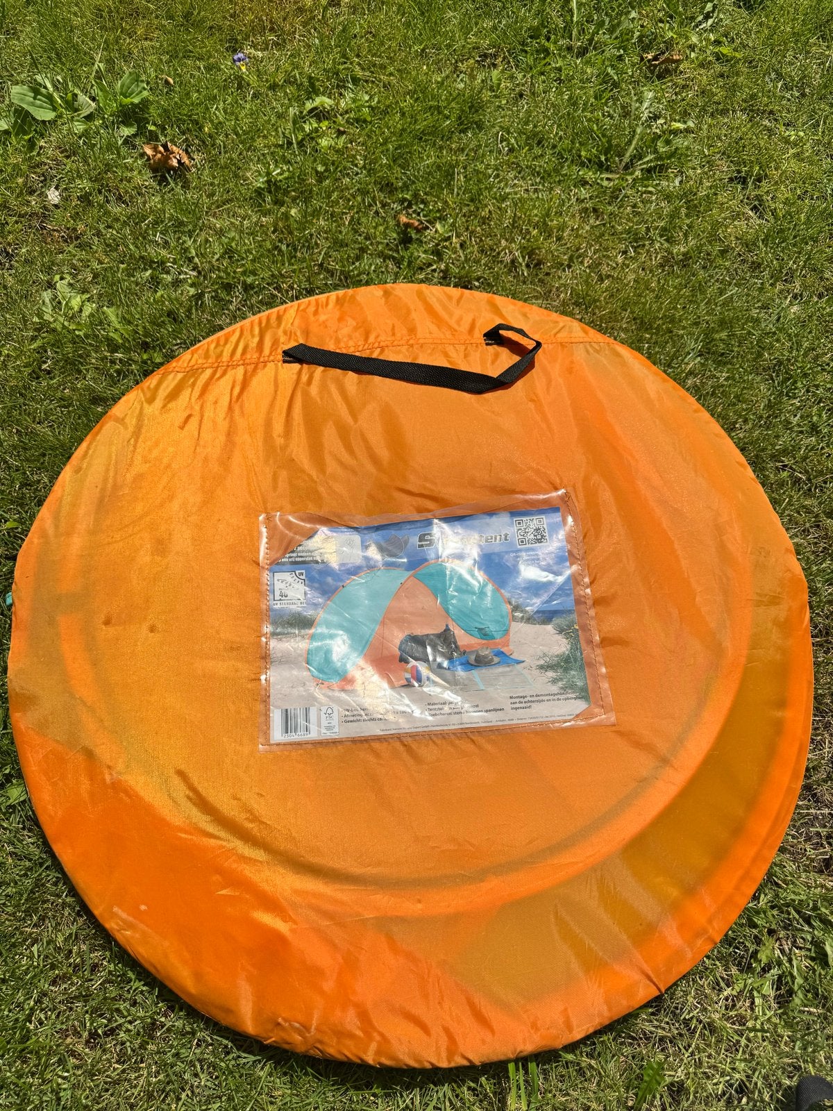 Strandtent UV-bescherming 40+ Pop-up Tent, Caravans en Kamperen, Ophalen, Nieuw, Tot en met 2