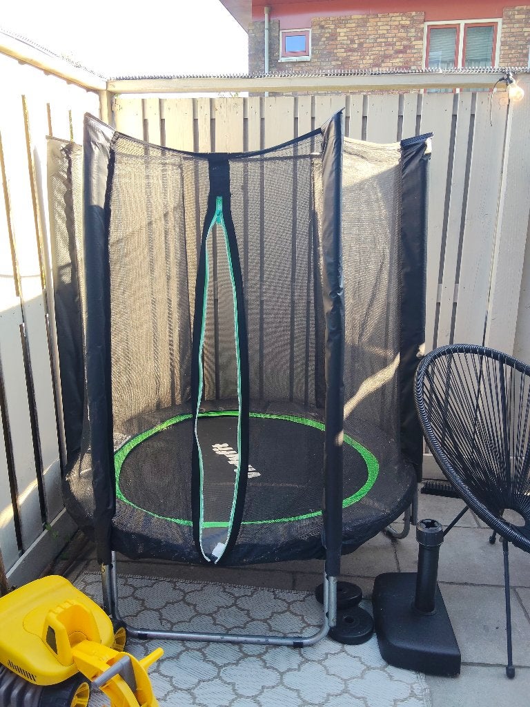 Trampoline, Kinderen en Baby's, Speelgoed | Buiten | Trampolines, Ophalen, Zo goed als nieuw