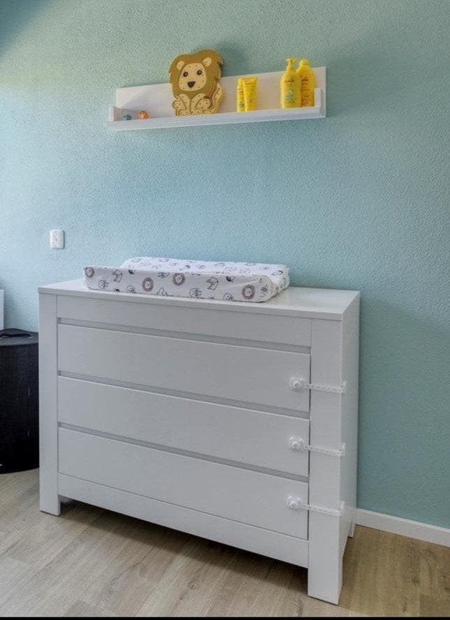 Bopita Bianco commode + wandrek – zeer nette staat, Ophalen, 50 tot 70 cm, 100 cm of meer, Zo goed als nieuw