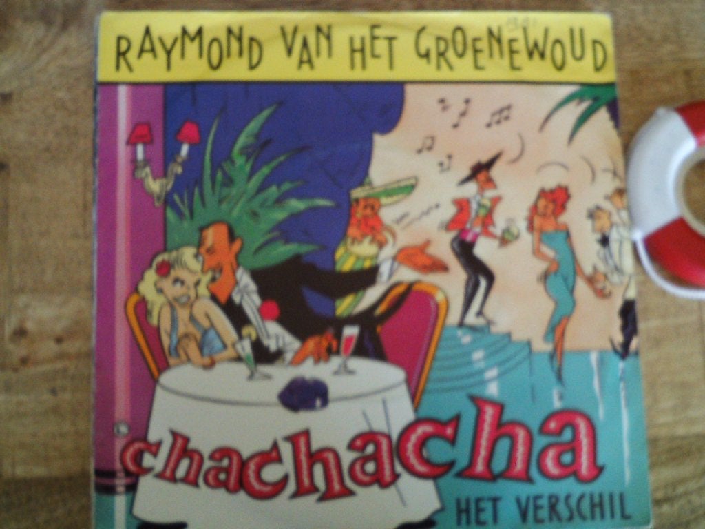 raymond van het groenewoud - cha cha cha  9jul, 7 inch, Ophalen of Verzenden, Zo goed als nieuw, Fotohoes