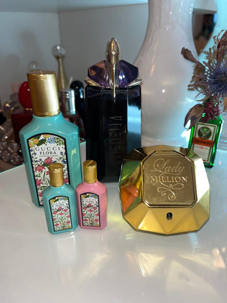 Lady million, alien en gucci flora parfum, Ophalen of Verzenden, Zo goed als nieuw