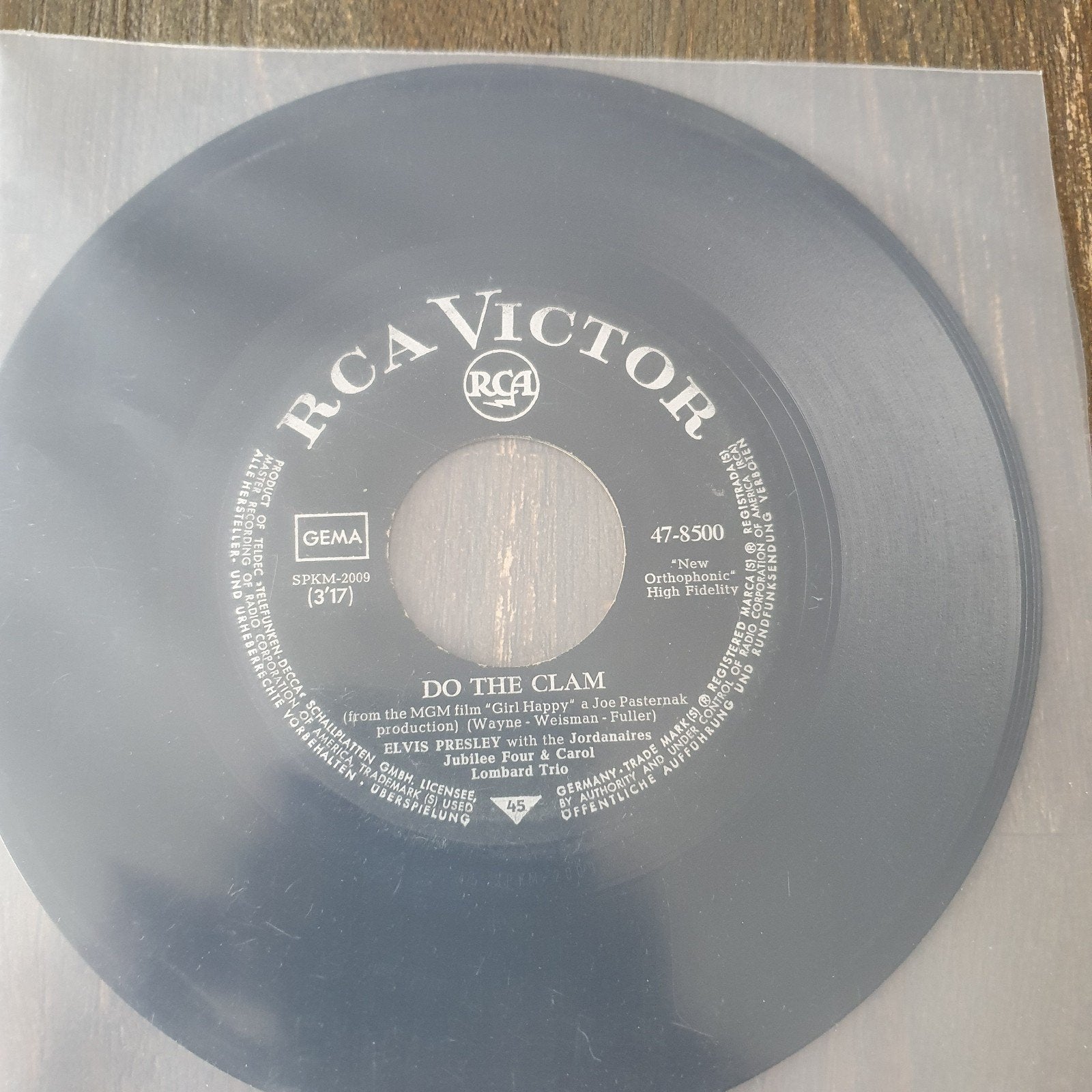 Elvis Presley - You'll Be Gone / Do The Clam (Vinyl Single), Cd's en Dvd's, Ophalen, Gebruikt, Originele persing, 7 inch