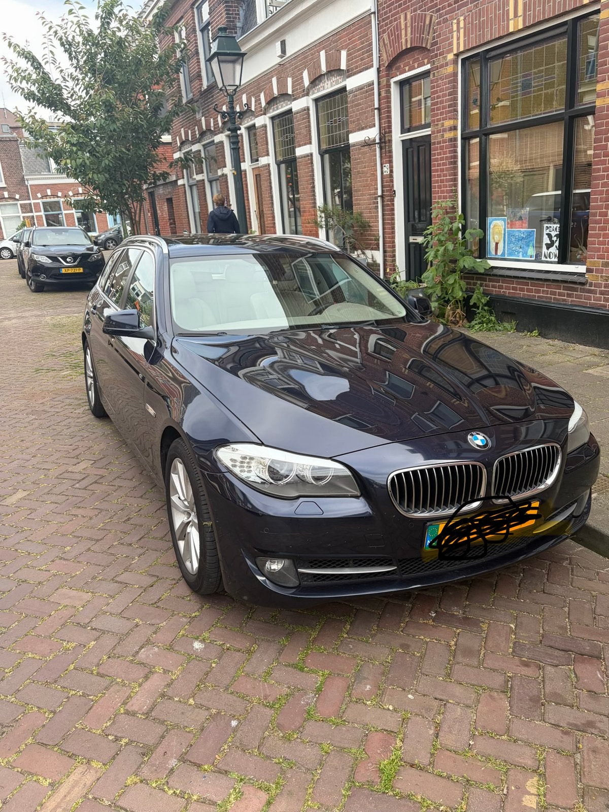 BMW 5-Serie 528I 180KW Touring Aut8 2013 Blauw, Auto's, BMW, Automaat, 2000 kg, Blauw, Stationwagon