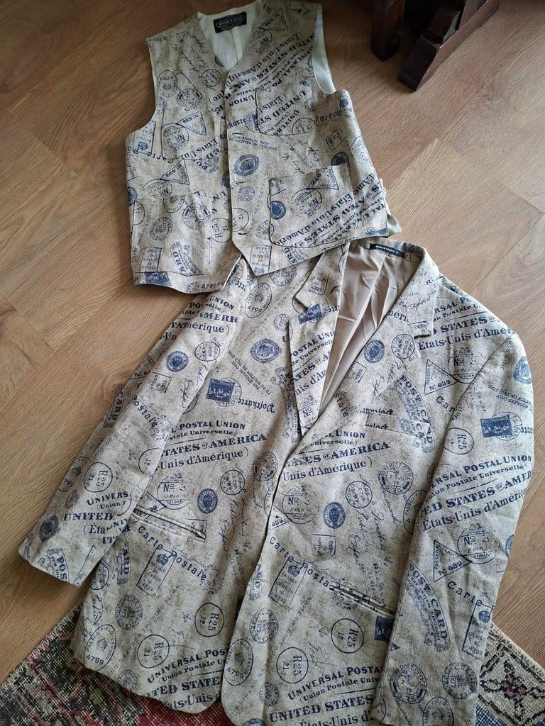 Apart kolbert met gilet (postcard), Kleding | Dames, Ophalen, Zo goed als nieuw, Overige kleuren