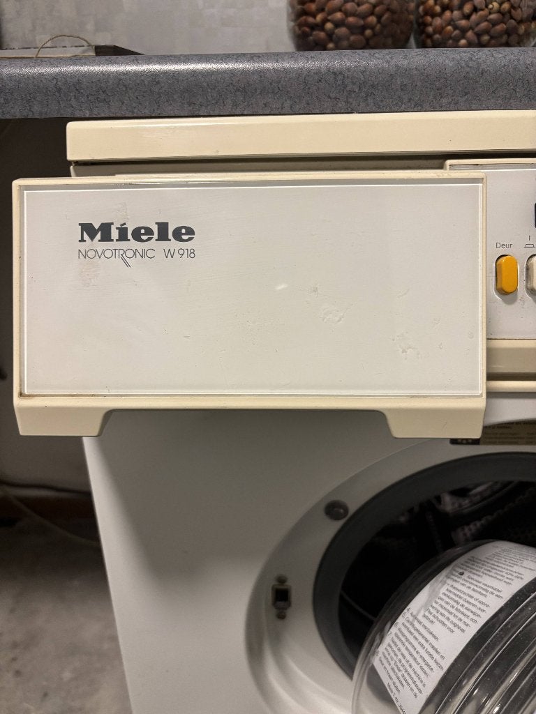 Degelijke Miele Novotronic W918 wasmachine - Gebruikt, Ophalen, Gebruikt, Voorlader, Wolwasprogramma