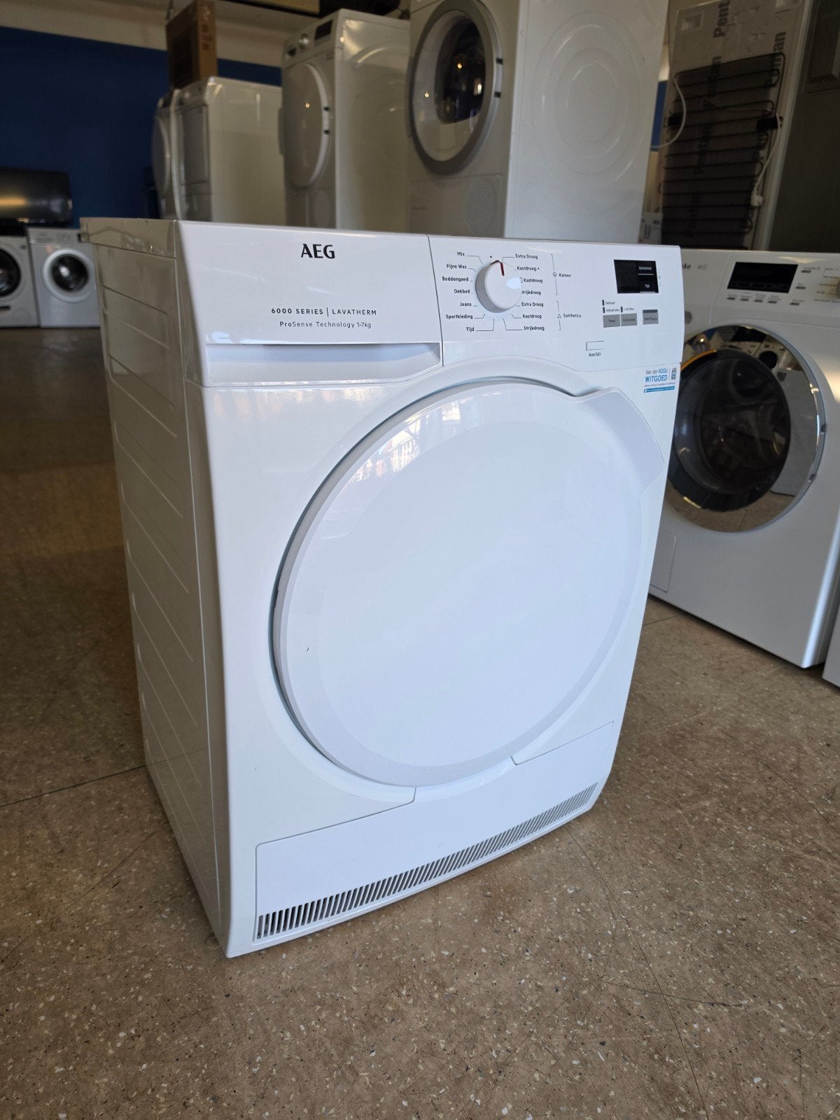 AEG 6000 Series condensdroger | 7 kilo | Gratis thuis 🚚✅️, AEG, Jirnsum, 6 tot 8 kg, Anti-kreukfase