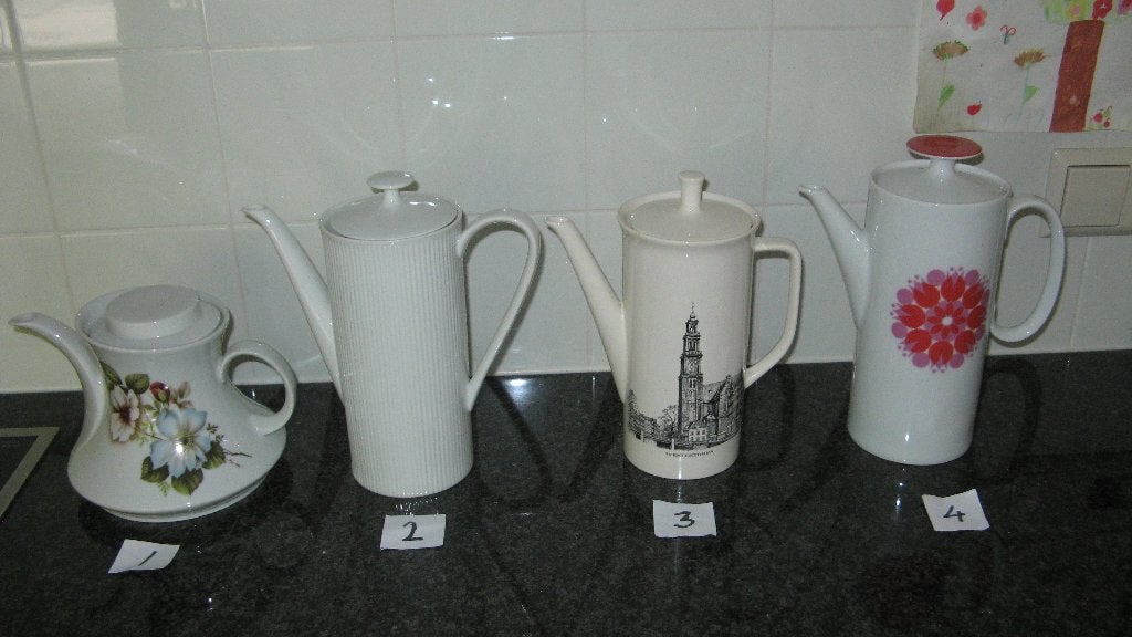 vintage Thee&koffiepotten Arzberg-Thomas-Boch-Winterberg, Antiek en Kunst, Ophalen of Verzenden