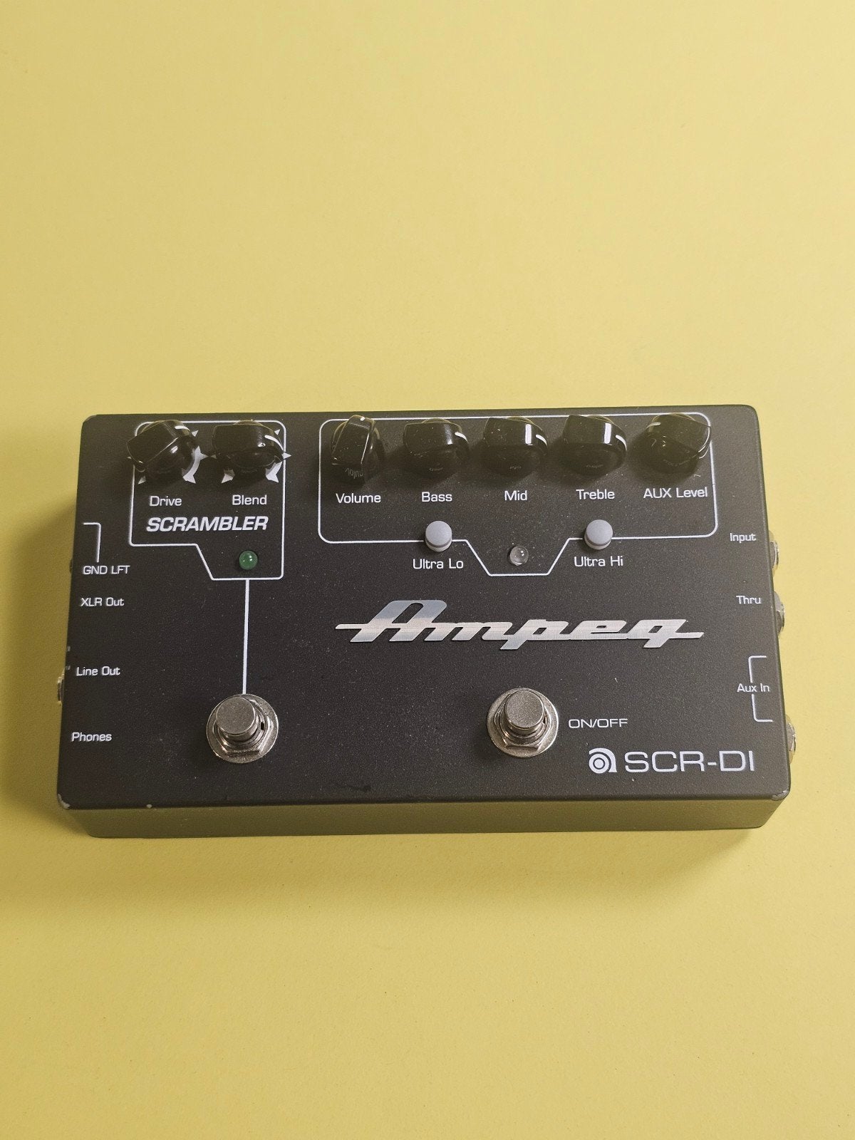 Ampeg SCR-DI Bass DI met Scrambler Overdrive