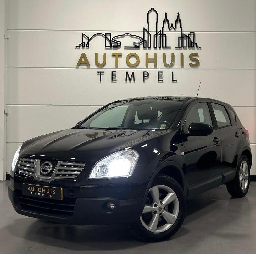 Nissan Qashqai 1.6 Acenta Nap Airco Climate Trekhaak Camera, Voorwielaandrijving, 1272 kg, Gebruikt, Zwart