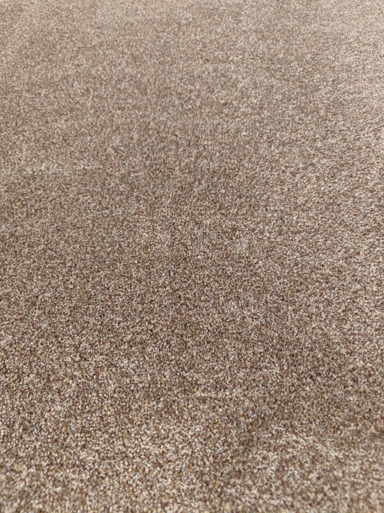 Coupon Tapijt 260 x 400 donker beige, Ophalen, Beige, Nieuw, Minder dan 10 m²