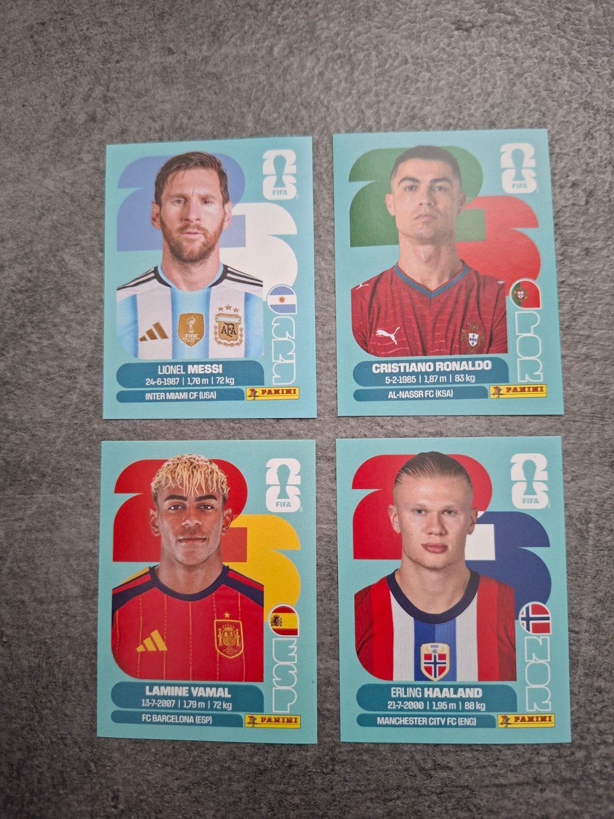 Panini stickers WK 2026 USA. Masterclass legends, Verzenden, Zo goed als nieuw, Meerdere stickers