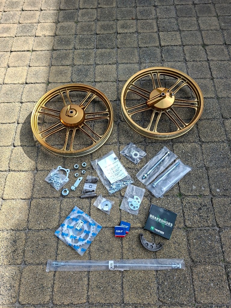 Te koop mooi setje wielen zundapp., Ophalen, Zo goed als nieuw, Frame