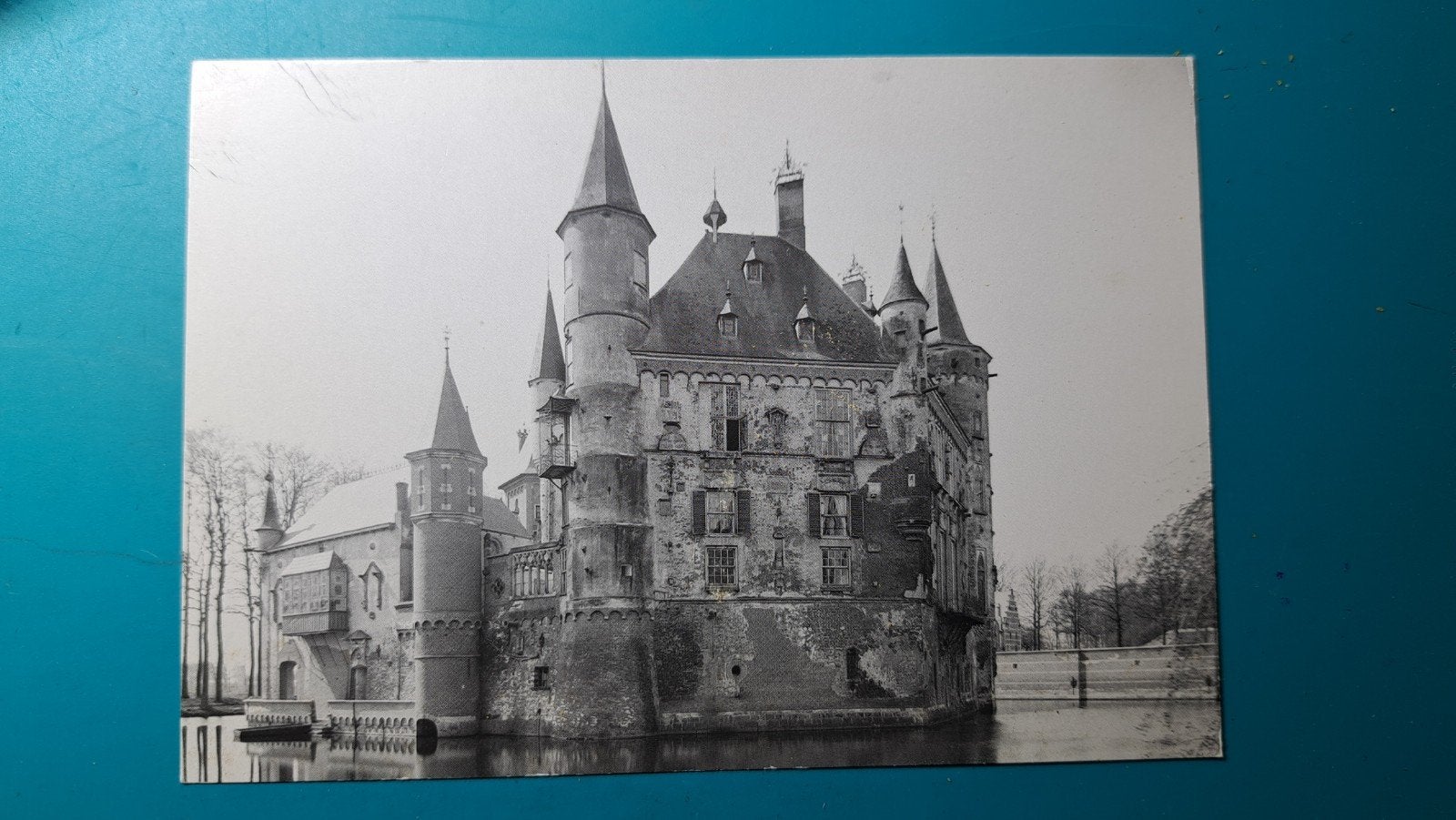 Heeswijk kasteel, uitgave kastelenstichting, Verzenden, Ongelopen, Noord-Brabant