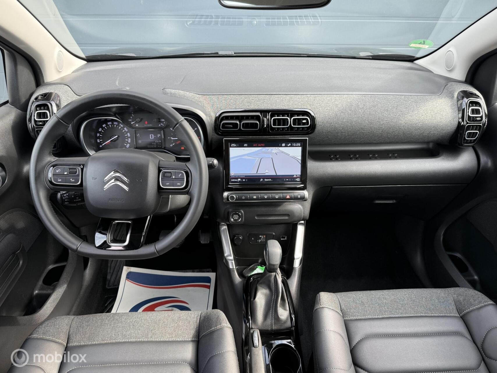 Citroen C3 Aircross 1.2 PureTech Shine Pack Aut. Trekhk Came, Auto's, 840 kg, Gebruikt, Euro 6, 1199 cc