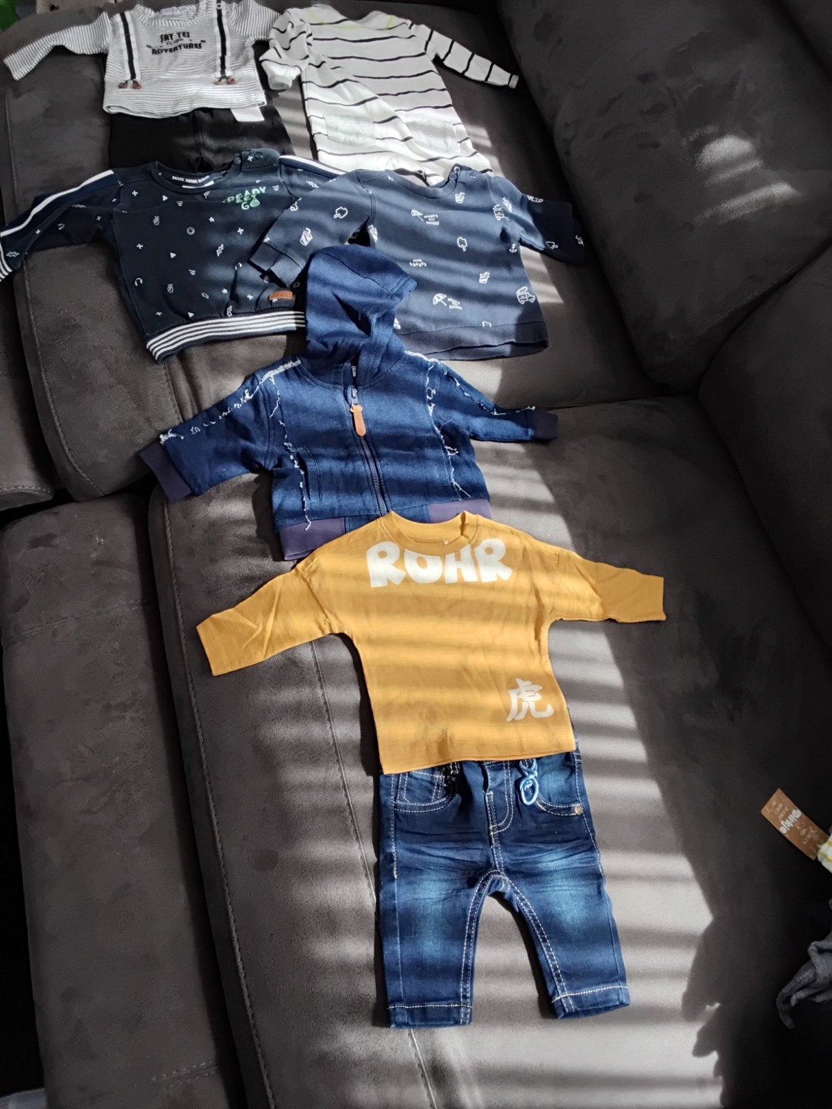 babykleding pakket jongen maat 56t/m68 zo goed als nieuw, Ophalen, Zo goed als nieuw, Maat 56