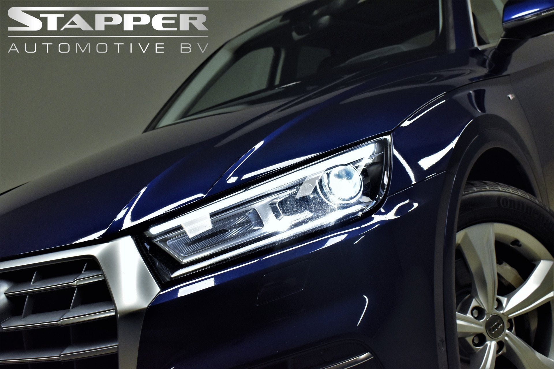 Audi Q5 50 TFSI e 299pk Quattro S-Line Pano/Luchtvering/Virt, Automaat, 4 cilinders, Blauw, Bedrijf