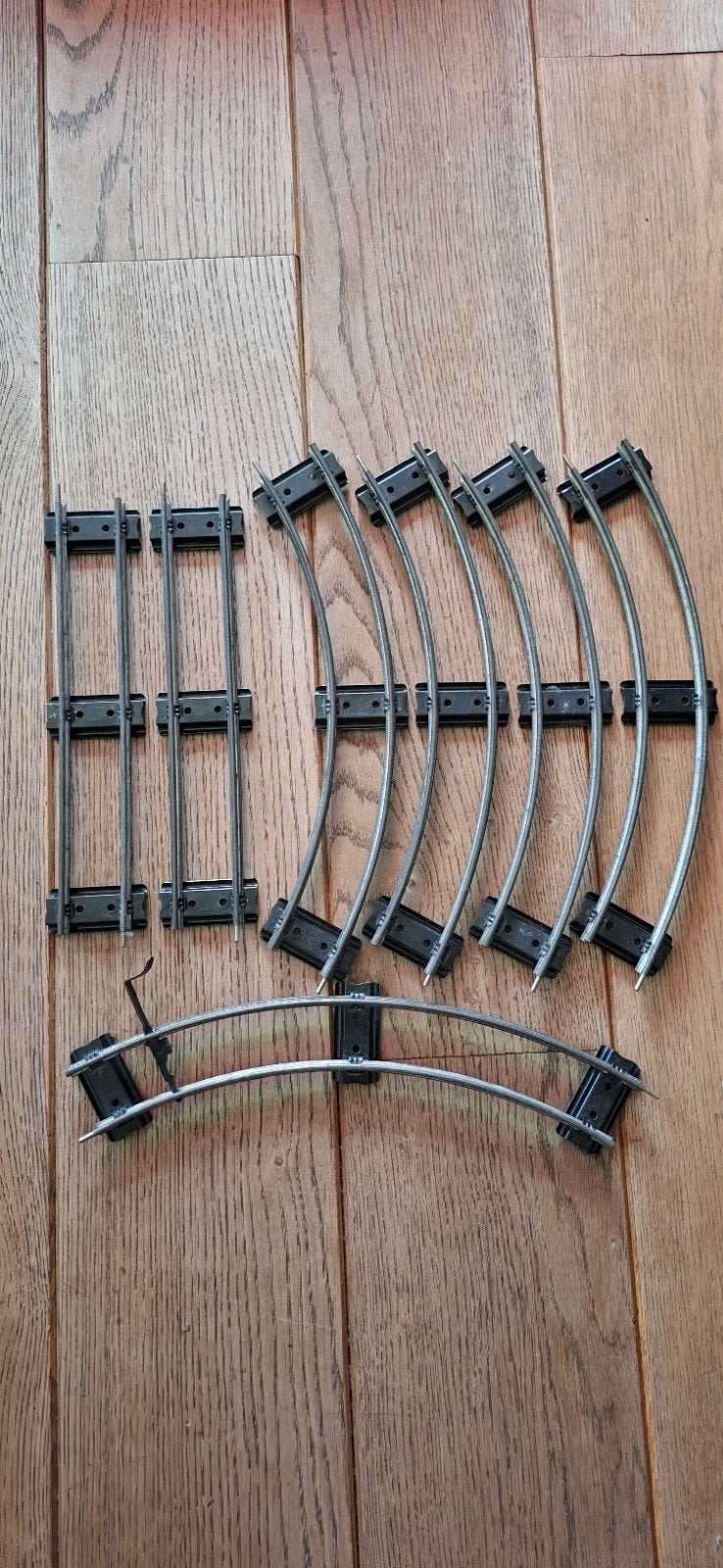Märklin M-rails: Gebogen en Rechte Rails (Gebruikt), Ophalen of Verzenden, Gebruikt, Rails