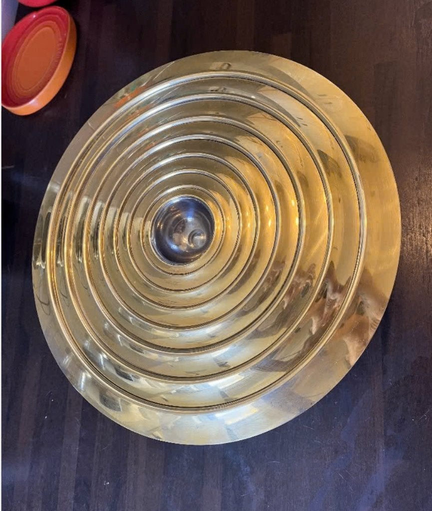 Liliana Bonomi voor serafino zani planetarium bicolor 1980, Huis en Inrichting, Gebruikt, Overige merken, Vintage, Ophalen of Verzenden