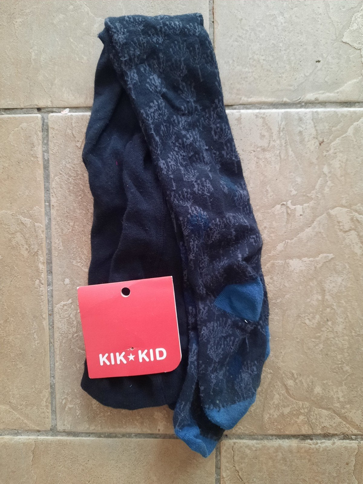 Kik Kid: mooie maillot donkergrijs bloemen maat 29-32 NIEUW, Ophalen, Meisje, Overige typen, Nieuw