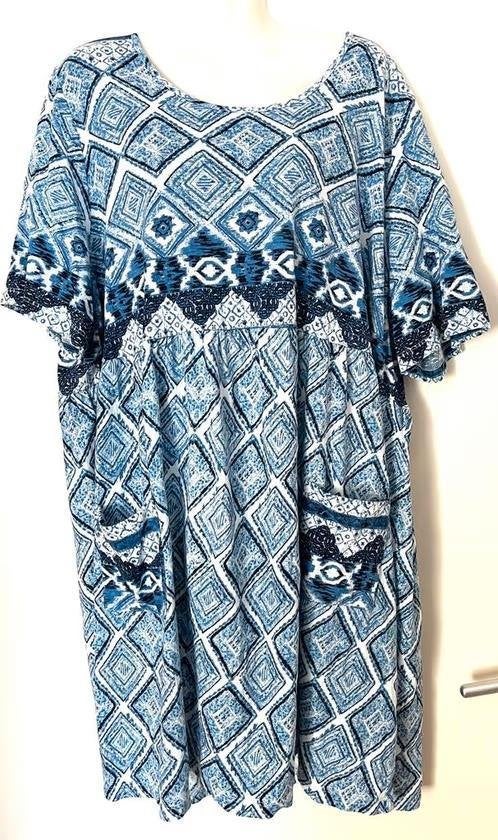 Ulla Popken jurk/tuniek maat 50/52[v], Ophalen of Verzenden, Zo goed als nieuw, Blauw, Jurk