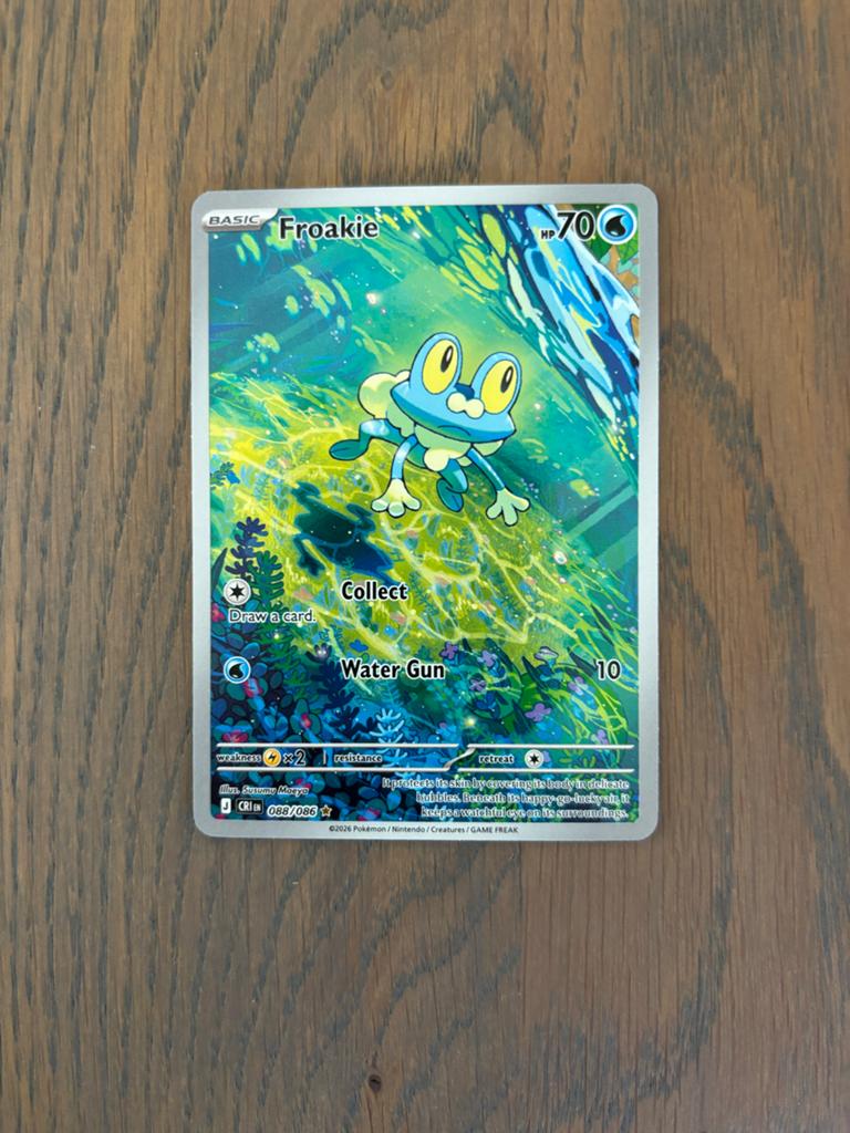 Pokémon Kaart: Froakie (088/086) - nieuw, Ophalen of Verzenden, Nieuw, Losse kaart, Foil