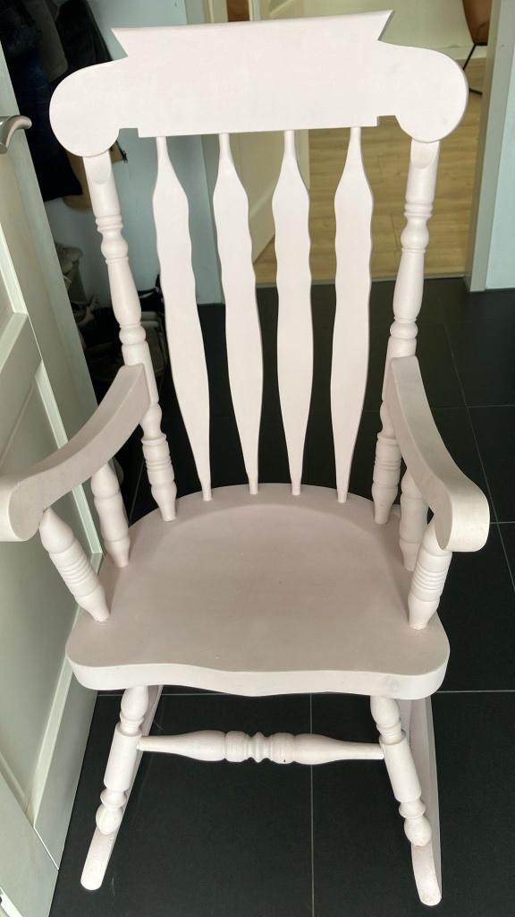 Schommelstoel licht roze, Ophalen, Gebruikt, Overige kleuren, Eén
