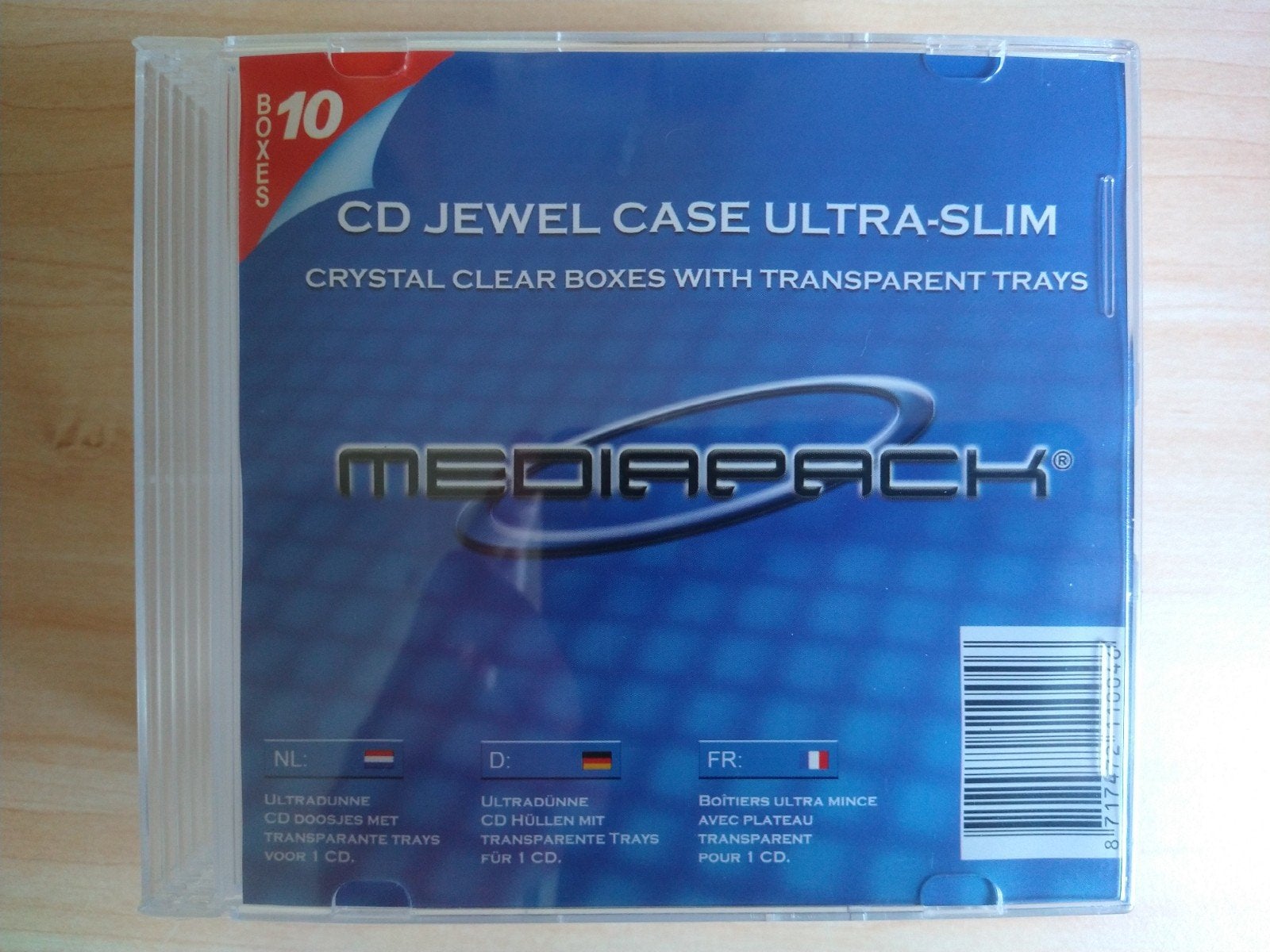 Mediapack CD Jewel Case Ultra-Slim - 150 stuks, Computers en Software, Beschrijfbare discs, Ophalen of Verzenden, Nieuw, Cd, Mediapack