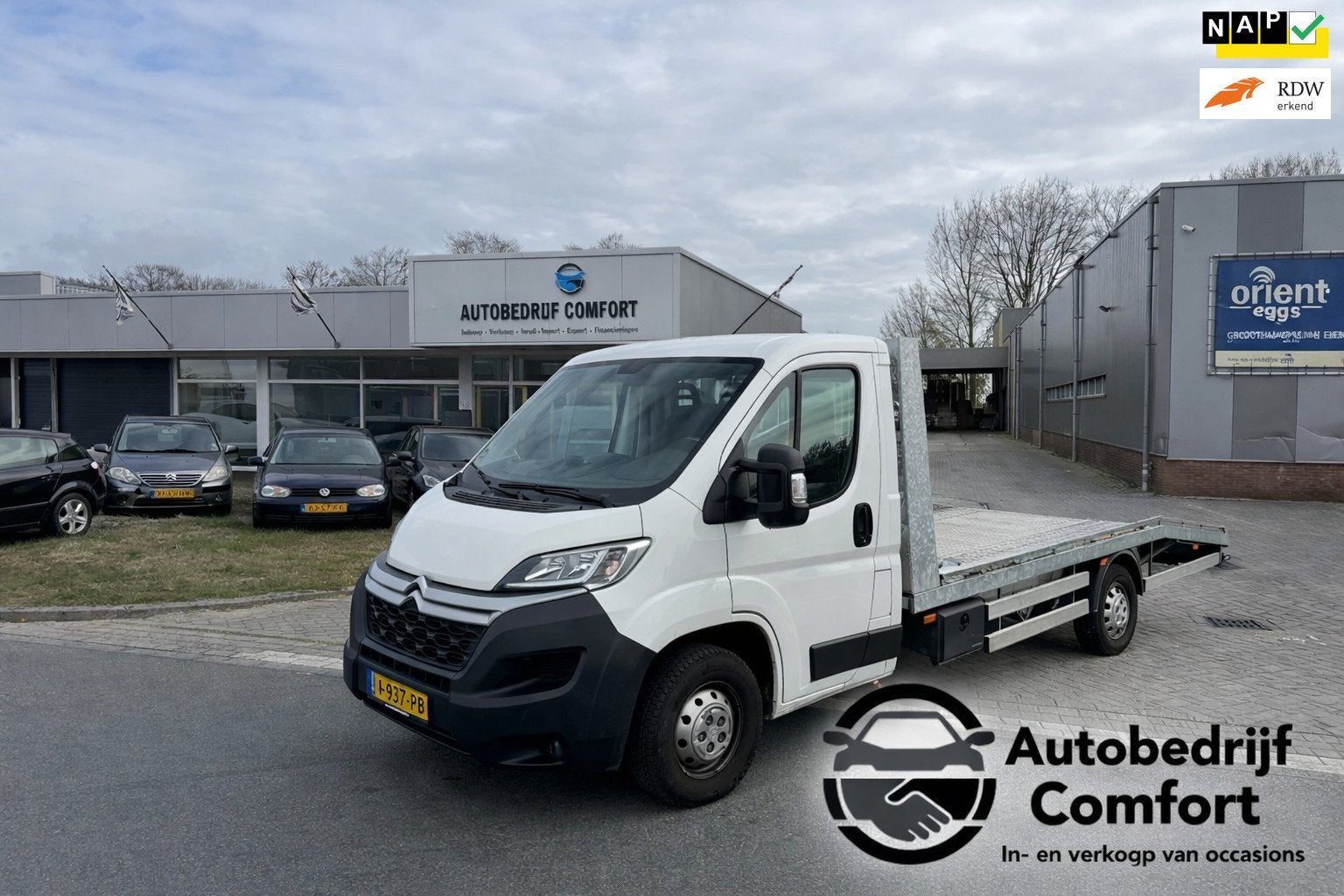 Citroen Jumper 35 2.0 BlueHDi L4. Airco - lage km - Oprijwag, Voorwielaandrijving, Gebruikt, 4 cilinders, Citroën