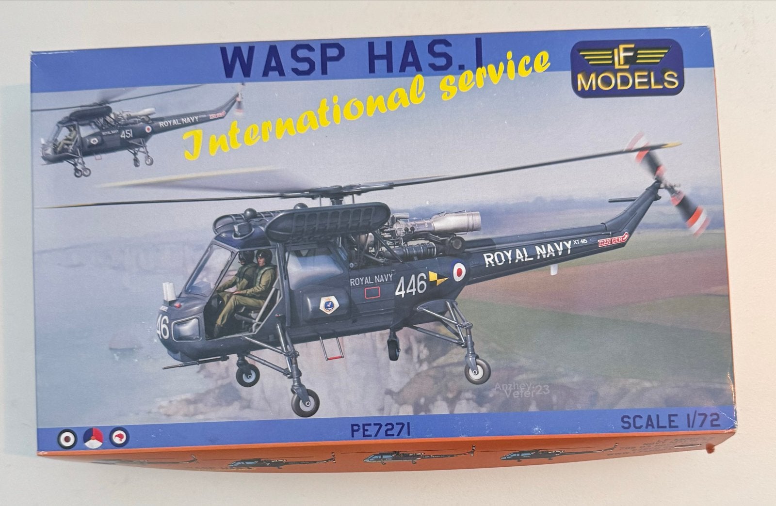 Wasp HAS.1 International Service modelbouw kit, Overige merken, 1:72 tot 1:144, ., Helikopter