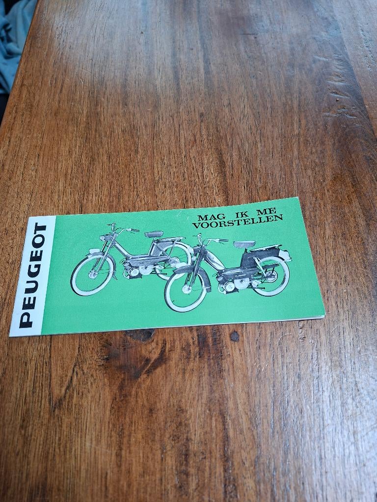 instructieboekje brommer Peugot 102  en 103 uit 1970, Fietsen en Brommers, Verzenden, Gebruikt