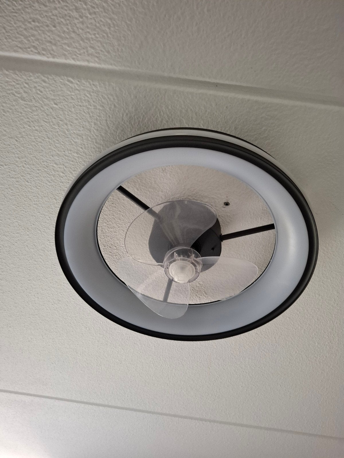 Plafond Ventilator Led lamp GLOBO diameter 48 cm, Ophalen, Ventilator met afstandsbediening, Zo goed als nieuw, Plafondventilator