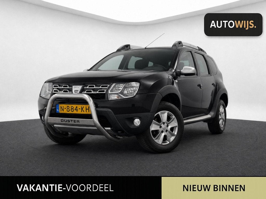 Dacia Duster 1.2 TCe 4x2 Prestige|NAVI|TREKHAAK|DISTRIBUTIE, Auto's, Dacia, Voorwielaandrijving, Euro 5, Gebruikt, Zwart