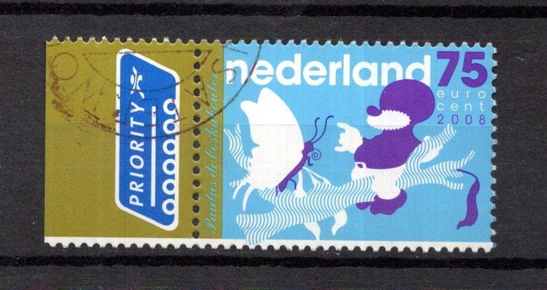 gestempelde zegel. Jaar 2008:  Kabouter, Ophalen of Verzenden, Na 1940, Gestempeld