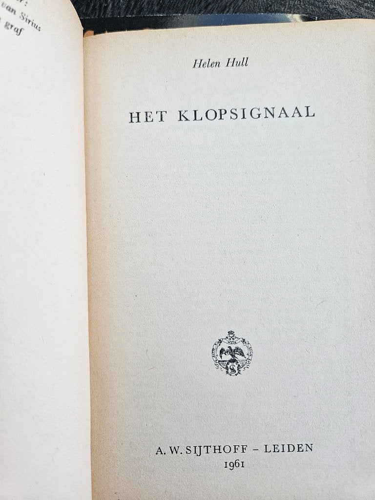 Helen Hull - het klopsignaal, Ophalen of Verzenden, Gelezen