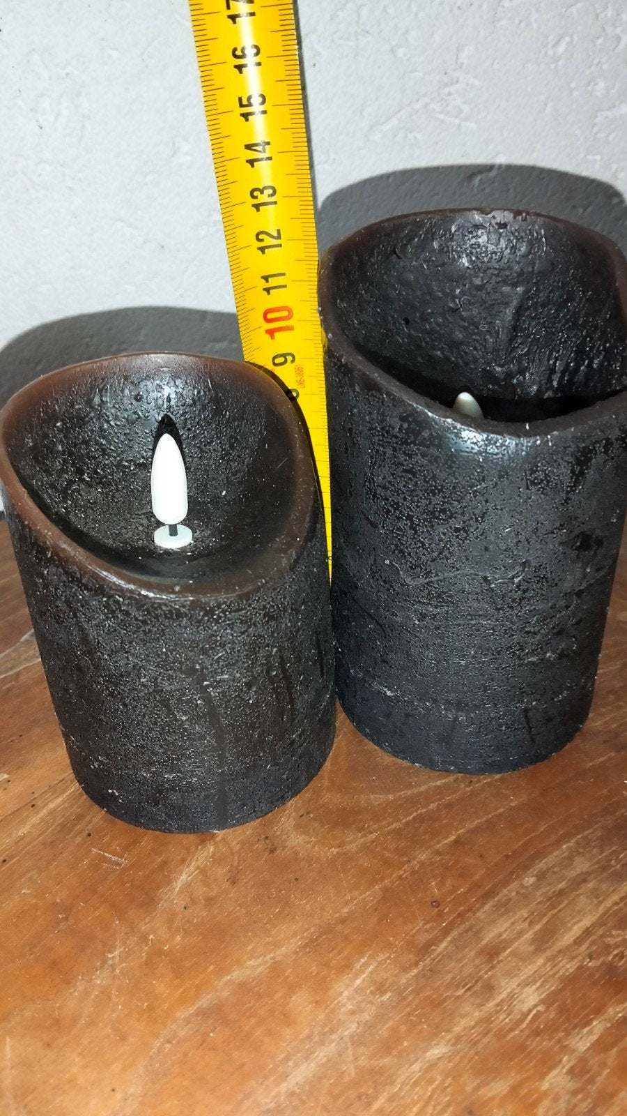 2 led kaarsen, Gebruikt, ., Ophalen of Verzenden, .