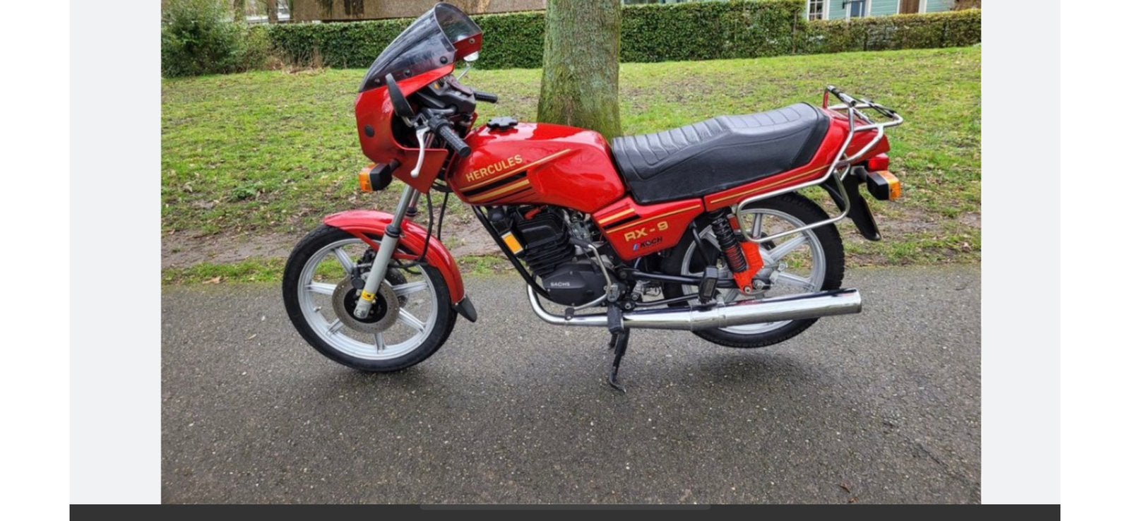 Prachtige Hercules RX9 91 cc uit 1983 motorkenteken, Motoren, 1 cilinder, Overig
