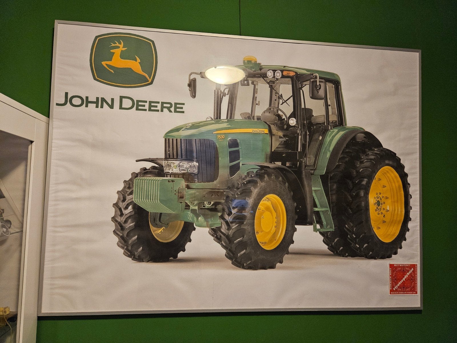 John Deere Tractor Poster - hoog 80 cm breedt 110 cm, Ophalen
