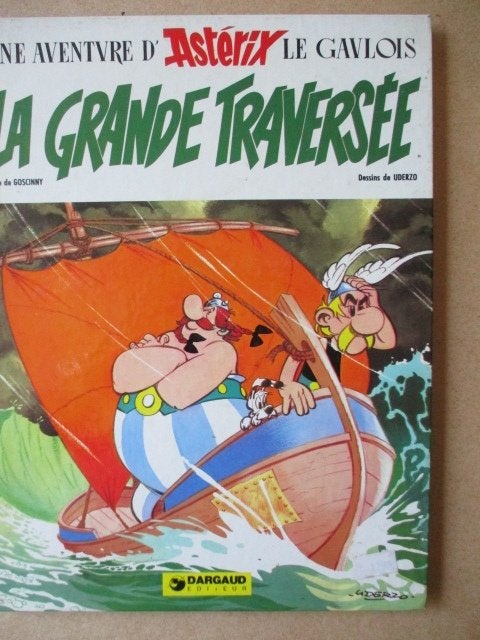 ad000339 asterix la grande traversee hc frans, Eén stripboek, Ophalen, Gelezen
