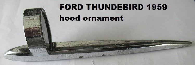 FORD THUNDERBIRD 1959, origineel hood ornament, Auto diversen, Ophalen of Verzenden