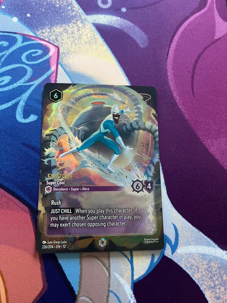 Disney lorcana enchanted frozone 226/204, Ophalen of Verzenden, Zo goed als nieuw