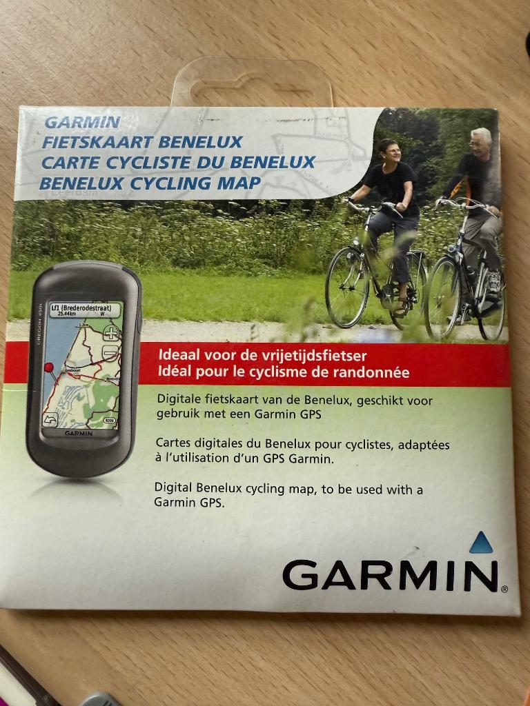 Fietskaart Benelux Mini-SD Kaart voor Garmin GPS, Fietsen en Brommers, Fietsaccessoires | Fietscomputers, Verzenden, GPS, Nieuw