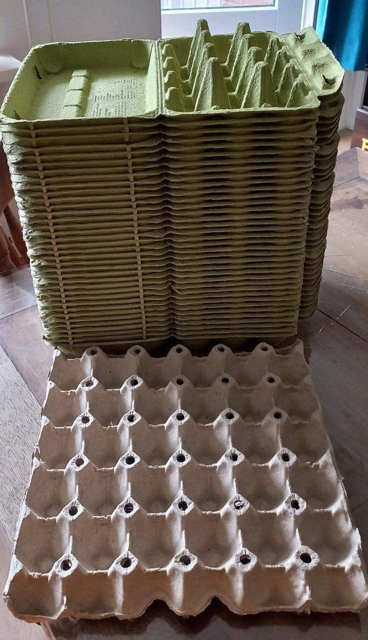 Eierdozen gratis, Ophalen, Gebruikt