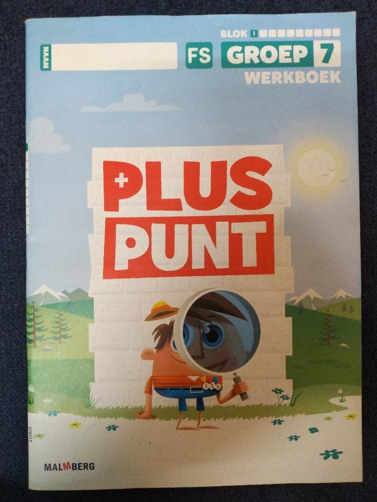 Pluspunt Versie 4 - Werkboek Groep 7 - Blok 1 - 7FS, Boeken, Schoolboeken, Ophalen of Verzenden, Nieuw, Overige niveaus, Overige vakken