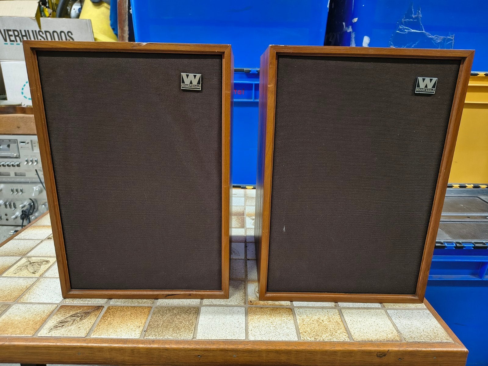 WharfeDale Denton 2xp speakers, Ophalen, Gebruikt, ., Wharfedale