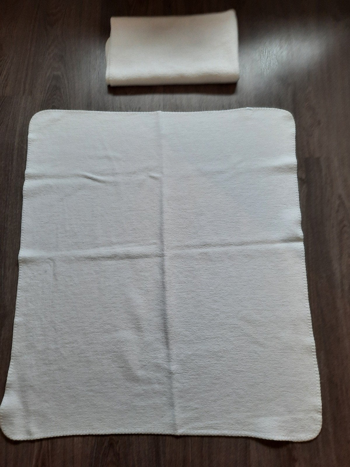 2 katoenen dekentjes 85x75 cm., Gebruikt, 85 cm, Deken, Overige merken