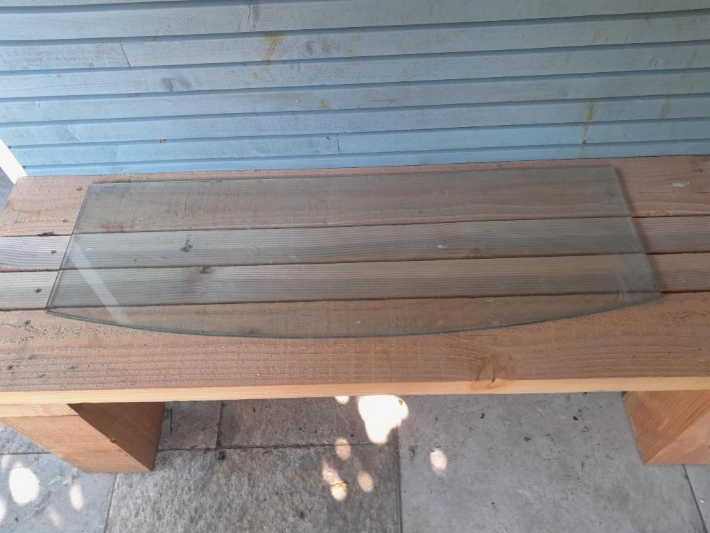 vitrine glasplaten, Ophalen, Gebruikt, 50 tot 100 cm, Glas