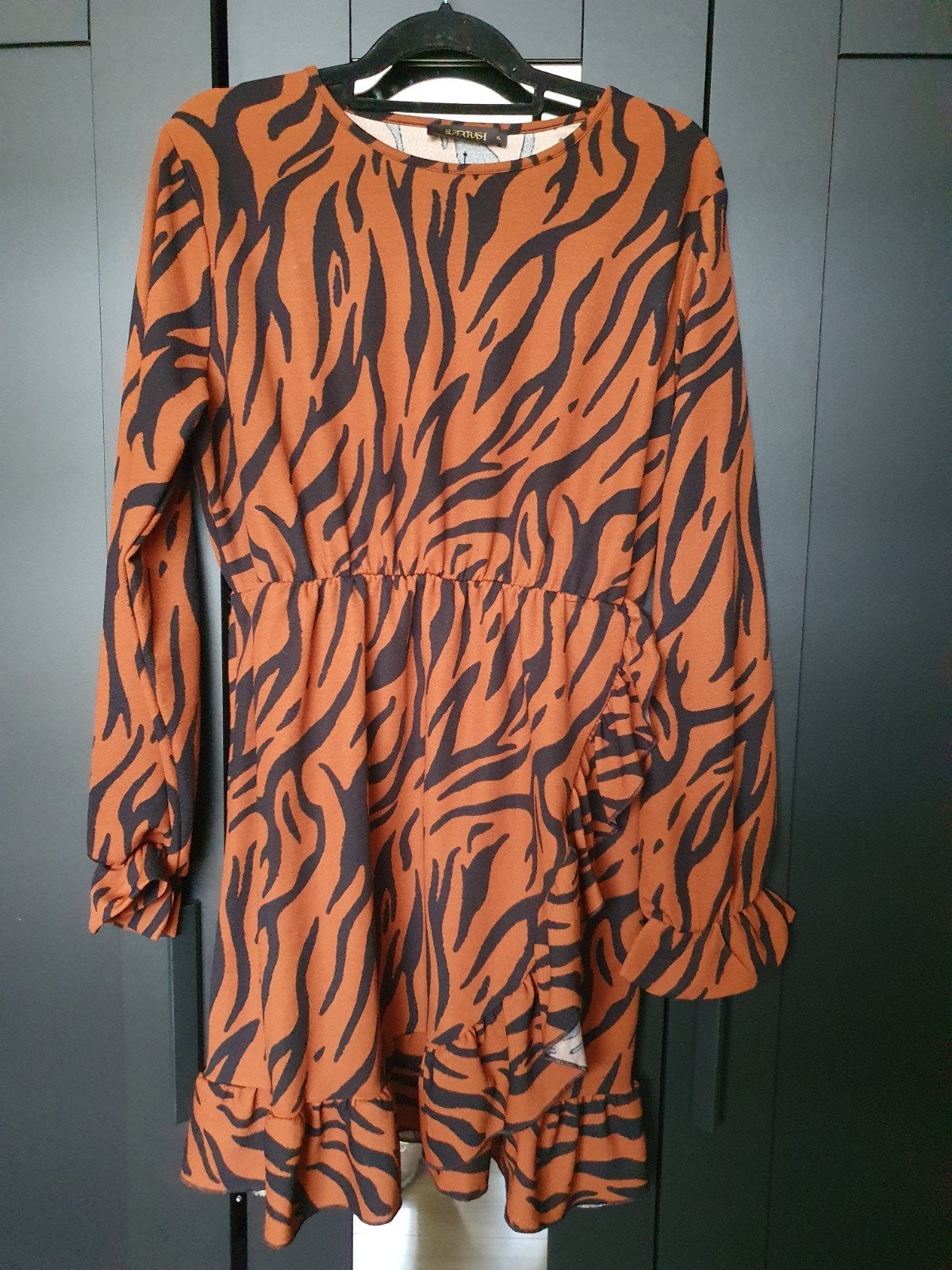 Supertrash jurk met tijgerprint - Maat XL, Maat 46/48 (XL) of groter, Ophalen of Verzenden, Zo goed als nieuw, Boven de knie