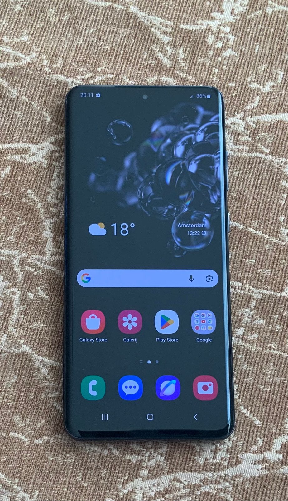 Samsung Galaxy S20 Ultra 5G - 128GB - Cosmic Gray, Telecommunicatie, Mobiele telefoons | Samsung, Touchscreen, Ophalen of Verzenden