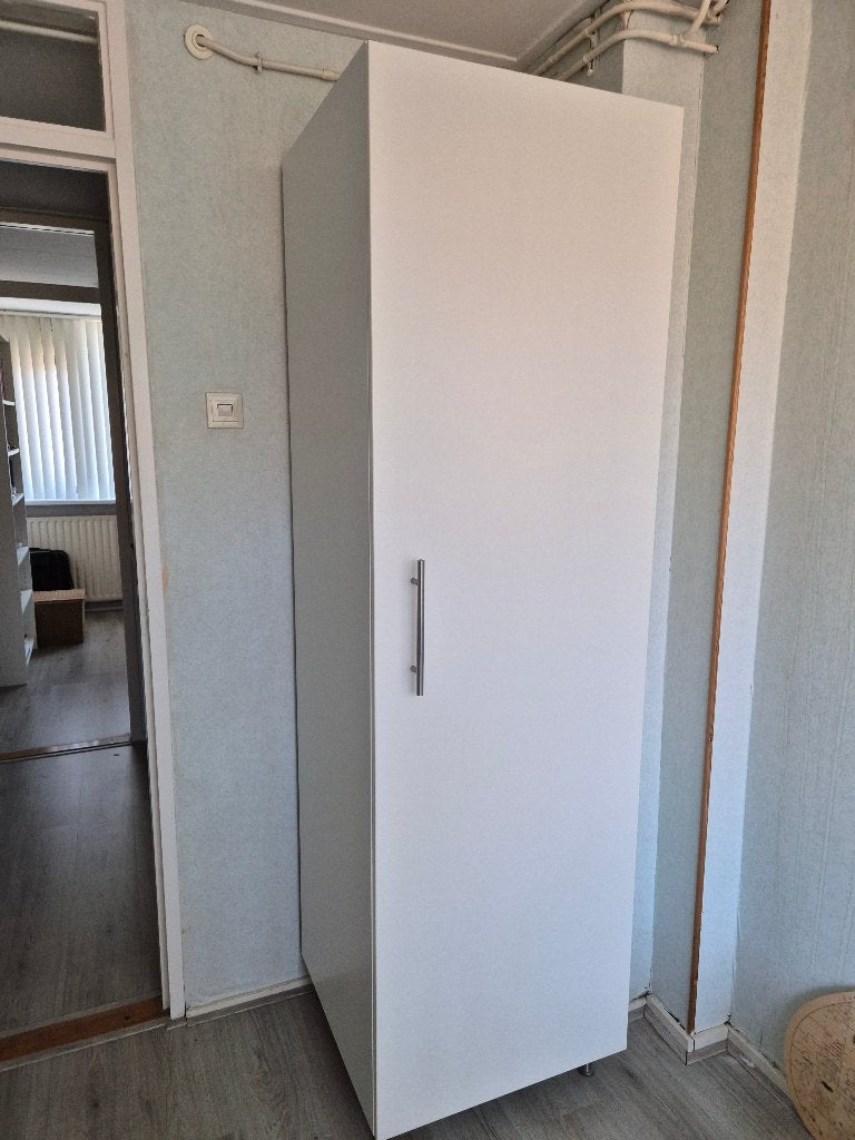 Hoge voorraadkast Ikea, Ophalen, 200 cm of meer, Wit, 50 tot 100 cm